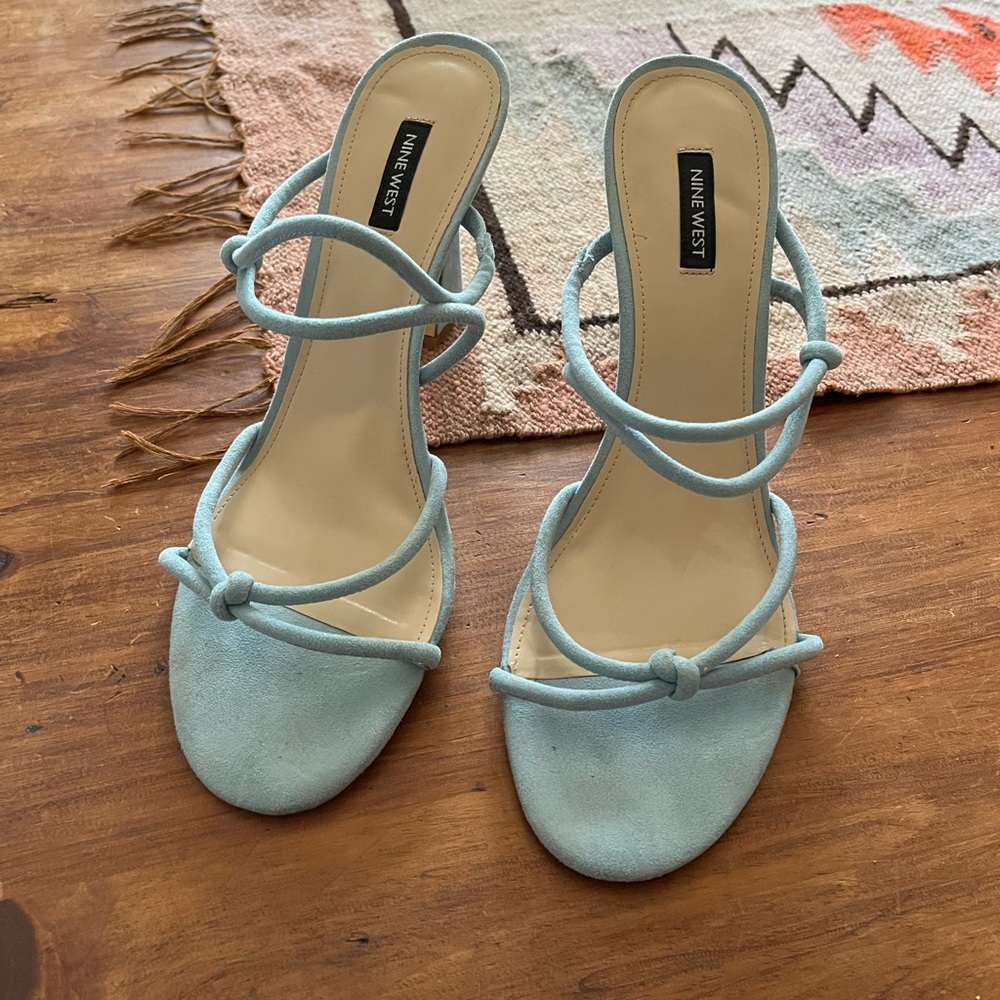 Women’s Nine West Strappy Heals worn once!